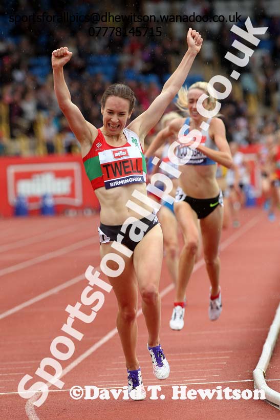 Womens 5000 metres, British Championships, Birmingham. Photo: David T. Hewitson/Sports for All Pics